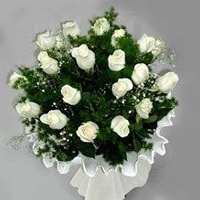 Ankara Ke�i�ren �i�ek�i d�kan� en �ok sat�lan �r�n�m�z beyaz g�llerden buket �i�e�i