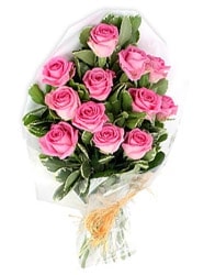 Ankara Ke�i�ren Ostim �i�ek g�nderimi firmas� �r�n�m�z  11 adet pembe g�lden buket �i�e�i