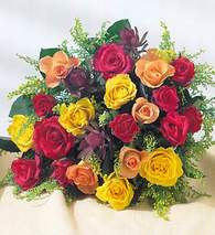 Ankara Ke�i�ren �i�ek g�nderme firmam�zdan size �zel kar���k renkli 12 adet g�l demeti