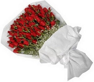 hediye �i�ek yolla 51 adet k�rm�z� g�l buket �i�e�i 